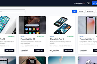 build a custom ecommerce website with react and node js