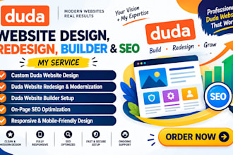 build duda website design duda website redesign duda website builder SEO