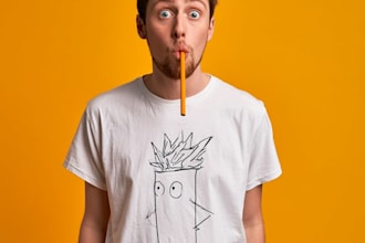 make a custom funny meme t shirt design for you