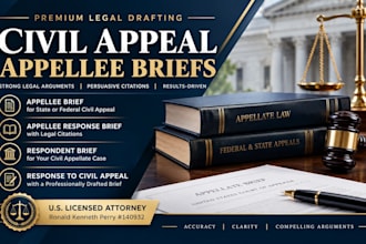 respond to any civil appeal with a professionally drafted appellate brief
