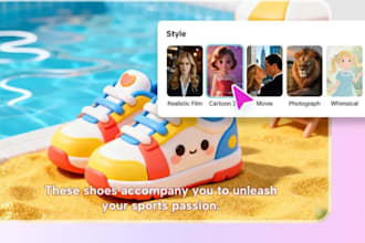 create cooperate product video, commercial video ads, ai product animation
