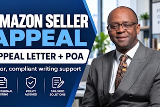 write an amazon seller appeal letter and plan of action for suspension