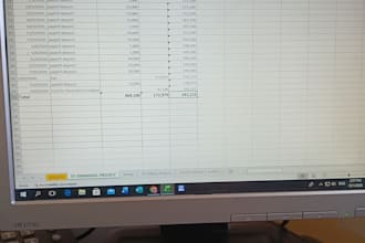 do construction bookkeeping expense tracking and material records in excel