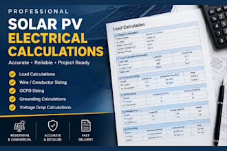 do solar pv load calculations, wire sizing, ocpd, grounding and voltage drop