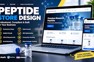 do peptide marketing peptide ads peptide website facebook ads peptide store