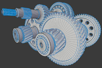 do 3d cad gearbox design to survive real torque