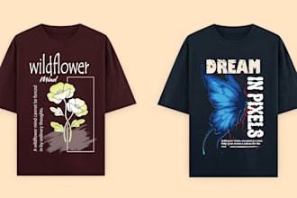design aesthetic typography and streetwear graphic t shirt