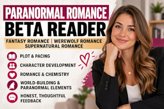 be your paranormal romance beta reader contemporary romance, romance beta reader