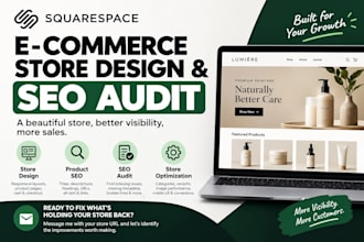 build a squarespace ecommerce store with SEO optimization