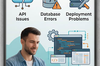 fix python flask API bugs, database errors, and deployment issues