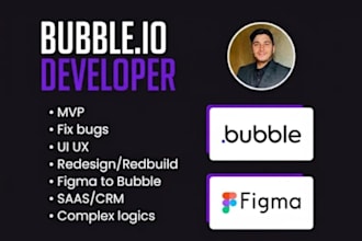 build bubble website, bubble io developer, bubble app, bubble mvp, marketplace
