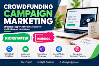 promote your kickstarter or indiegogo crowdfunding campaign
