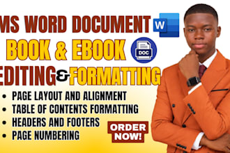 do ms word document design document editing and formatting kdp book editor