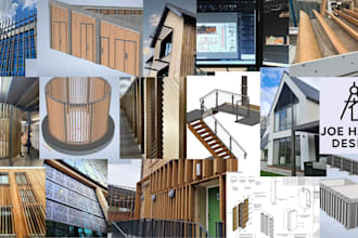 create 3d project designs for architectural systems