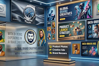create ai product photo and ad creative for your brand