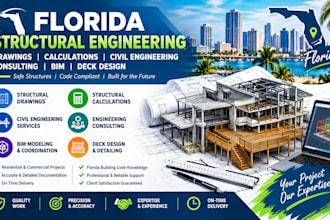 create florida structural drawings, calculations, deck plans and engineering