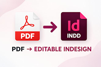 convert PDF to editable adobe indesign file