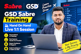 train sabre travelport amadeus gds hand to hand live