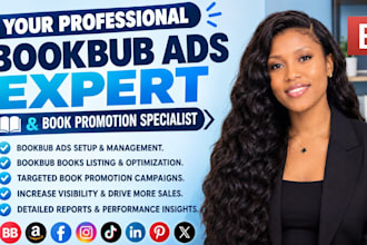 book promotion and ebook marketing using bookbub ads and amazon KDP ads