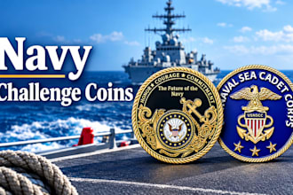 custom challenge coin veteran navy masonic firefighter military badge stl file