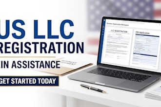 handle US llc registration and ein assistance