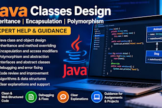 design java classes using inheritance, encapsulation, and polymorphism