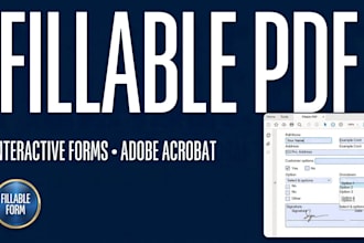 create fillable pdf, fillable form, handout, medical form in acrobat