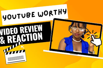 make honest review on your video, album, soundcloud music, with a reaction video
