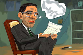 design a satirical political cartoon for you