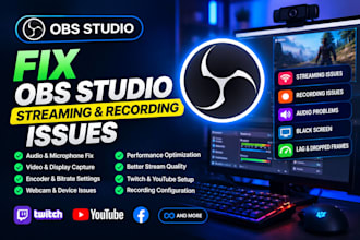 fix obs studio streaming and recording issues