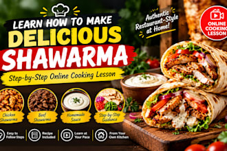 teach you how to make delicious restaurant style shawarma