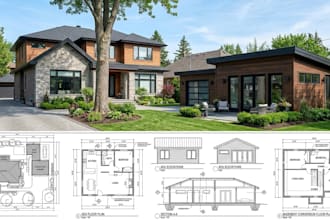 do permit drawing garage to adu jadu and basement conversion set in tx ca wa