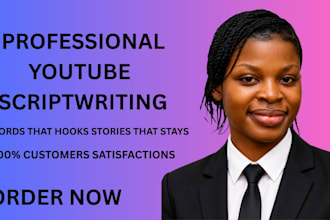 write engaging video scripts for youtube as a script writer