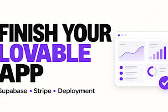 complete your lovable app with supabase, stripe and deployment