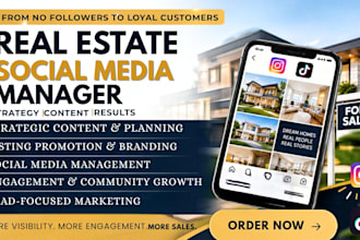 real estate social media marketing manager, realtor, property marketing, airbnb