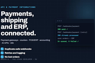 integrate payment gateways and apis into your website