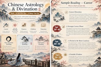 provide a personalized chinese astrology and divination reading