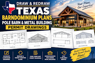 design texas barndominium plans pole barn and metal building permit drawings
