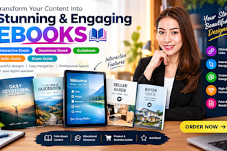 design interactive ebook devotional ebook guidebook seller guide and buyer guide