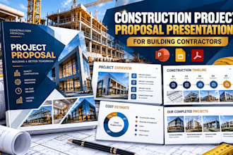 design construction project proposal presentations for building contractors