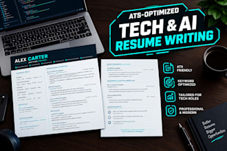 write ai, machine learning, data science, and tech resumes
