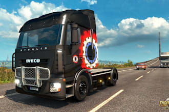 add your logo and custom branding to ets2 and ats trucks