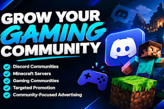 discord server promotion, minecraft promotion, and  discord advertising
