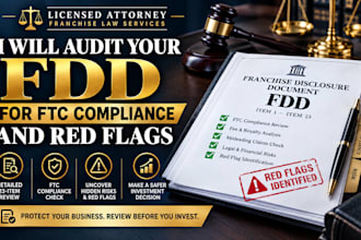 audit your fdd for ftc compliance and red flags