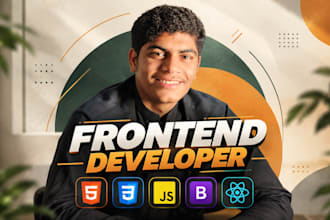 do custom frontend website, with responsive layout