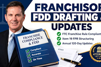 draft update and review your franchise disclosure document compliance