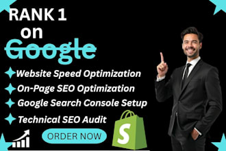 do complete shopify seo for store sales, traffic, rankings
