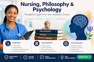 do nursing, psychology and philosophy research