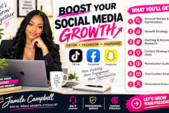 monetize tiktok grow facebook, tiktok, and snapchat followers