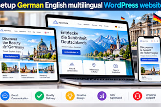 german english multilingual wordpress website with wpml and SEO setup